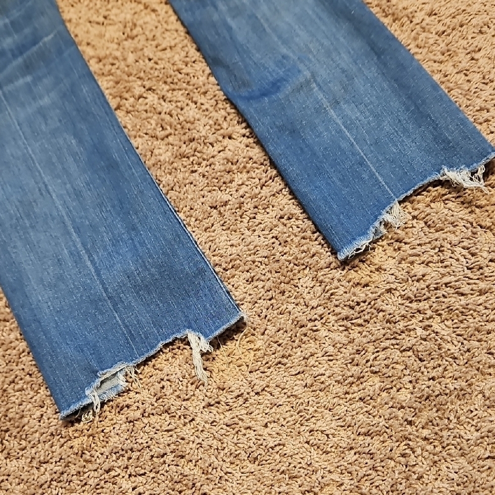 Madwell Cali Demi Boot Deconstructed Hem Jeans - Picture 12 of 12